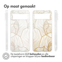 imoshion Design hoesje Google Pixel 8 - Golden Leaves Transparant