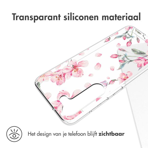 imoshion Design hoesje Samsung Galaxy S23 Plus - Blossom Watercolor