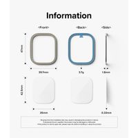 Ringke Bezel Styling + Screenprotector Apple Watch Ultra - 49 mm - Knurling Titanium