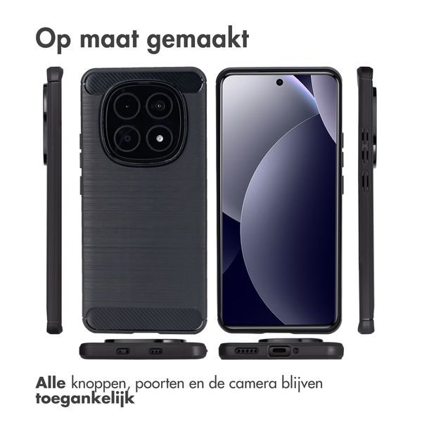 imoshion Brushed Backcover Xiaomi Redmi Note 15 Pro (5G) - Zwart