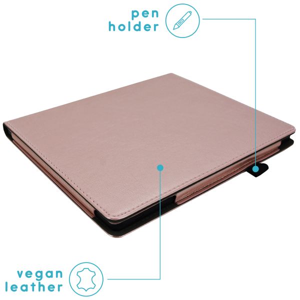 imoshion Vegan Leather Bookcase Kobo Elipsa 2E - Rosé Goud