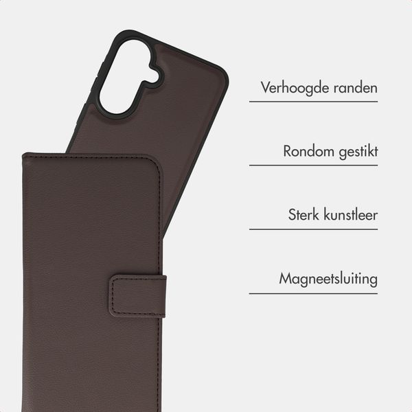 imoshion Uitneembare 2-in-1 Luxe Bookcase Samsung Galaxy A37 (5G) - Bruin